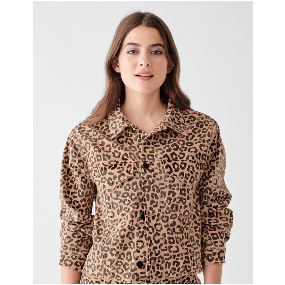 DL1961 Clyde Cropped Jean Jacket in Catwalk